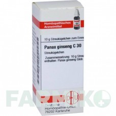 ПАНАКС ГИНЗЕНГ (PANAX GINSENG) C 30 глобули 10 г - Гомеопатия DHU