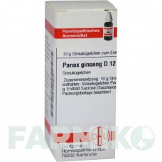 ПАНАКС ГИНЗЕНГ (PANAX GINSENG) D 12 глобули 10 г - Гомеопатия DHU