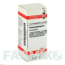 ПАНАКС ГИНЗЕНГ (PANAX GINSENG) D 6 глобули 10 г - Гомеопатия DHU