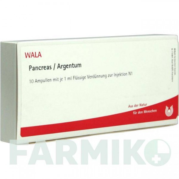 ПАНКРЕАС АРГЕНТУМ (PANCREAS ARGENTUM) ампули 10x1 мл - Гомеопатія WALA HEILMITTEL