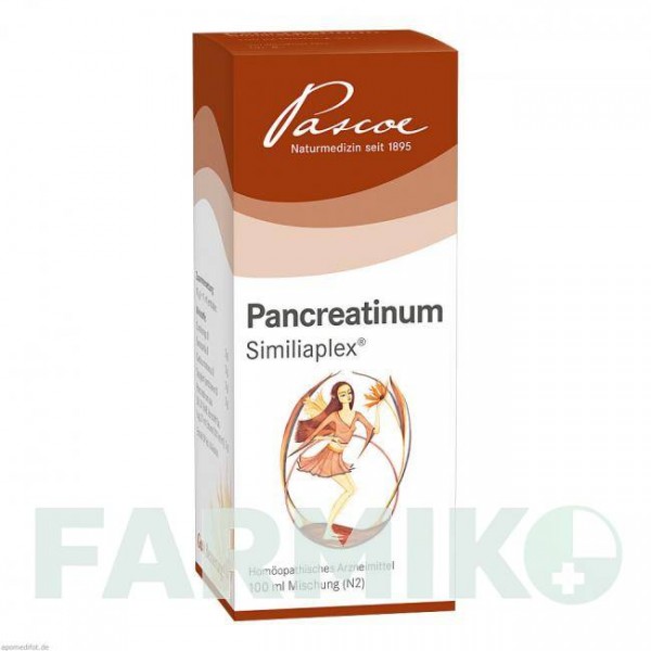 ПАНКРЕАТИНУМ (PANCREATINUM) капли 100 мл - Гомеопатия PASCOE