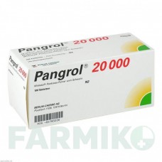 ПАНГРОЛ (PANGROL) 20000 таблетки 100 шт - Мультіензими BERLIN-CHEMIE