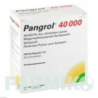 ПАНГРОЛ (PANGROL) 40000 капсули 200 шт - Мультіензими BERLIN-CHEMIE