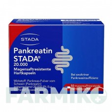 ПАНКРЕАТИН (PANKREATIN) 20000 капсули 50 шт - Мультіензими STADA