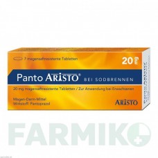 ПАНТО (PANTO) 20 мг таблетки 7 шт - Пантопразол ARISTO PHARMA