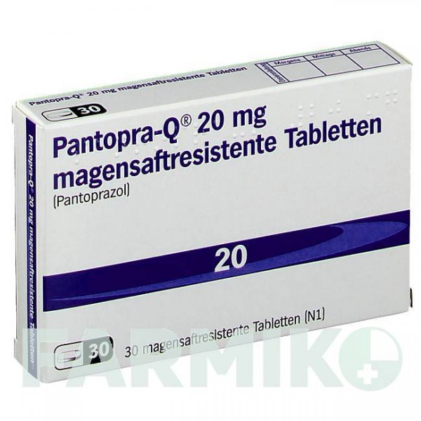 ПАНТОПРА (PANTOPRA) 20 мг таблетки 30 шт - Пантопразол JUTA PHARMA