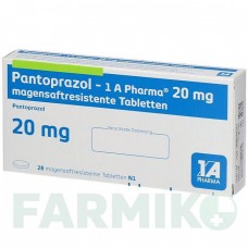 ПАНТОПРАЗОЛ (PANTOPRAZOL) 20 мг таблетки 28 шт - Пантопразол 1 A PHARMA