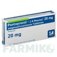 ПАНТОПРАЗОЛ (PANTOPRAZOL) 20 мг таблетки 30 шт - Пантопразол 1 A PHARMA
