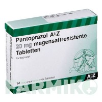 ПАНТОПРАЗОЛ (PANTOPRAZOL) 20 мг таблетки 14 шт - Пантопразол ABZ PHARMA