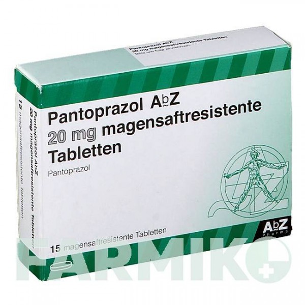 ПАНТОПРАЗОЛ (PANTOPRAZOL) 20 мг таблетки 15 шт - Пантопразол ABZ PHARMA