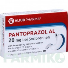 ПАНТОПРАЗОЛ (PANTOPRAZOL) 20 мг таблетки 7 шт - Пантопразол ALIUD PHARMA