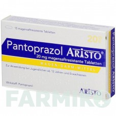 ПАНТОПРАЗОЛ (PANTOPRAZOL) 20 мг таблетки 15 шт - Пантопразол ARISTO PHARMA