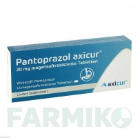 ПАНТОПРАЗОЛ (PANTOPRAZOL) 20 мг таблетки 14 шт - Пантопразол AXICORP PHARMA