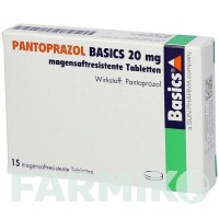 ПАНТОПРАЗОЛ (PANTOPRAZOL) 20 мг таблетки 15 шт - Пантопразол BASICS