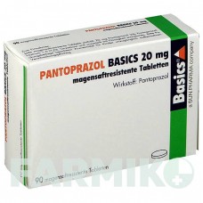 ПАНТОПРАЗОЛ (PANTOPRAZOL) 20 мг таблетки 90 шт - Пантопразол BASICS