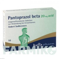 ПАНТОПРАЗОЛ (PANTOPRAZOL) 20 мг таблетки 10 шт - Пантопразол BETAPHARM