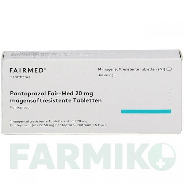 ПАНТОПРАЗОЛ (PANTOPRAZOL) 20 мг таблетки 15 шт - Пантопразол ERIS PHARMA