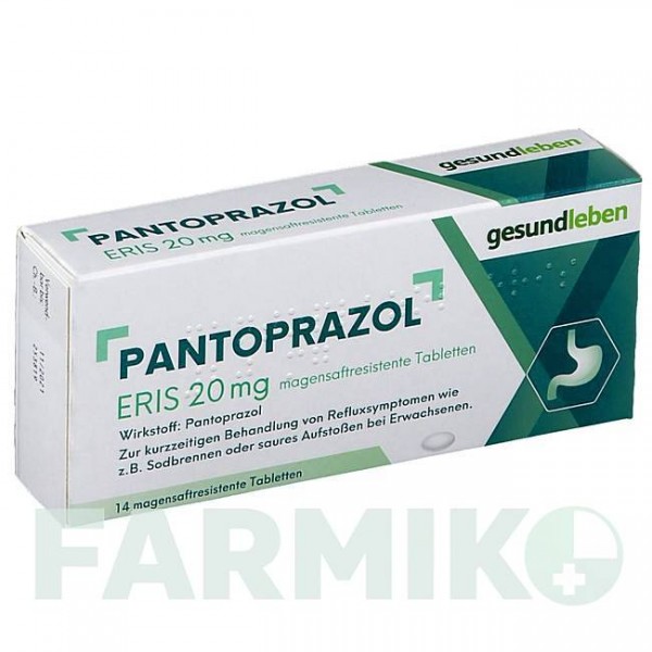 ПАНТОПРАЗОЛ (PANTOPRAZOL) 20 мг таблетки 14 шт - Пантопразол GEHE PHARMA HANDEL