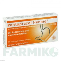 ПАНТОПРАЗОЛ (PANTOPRAZOL) 20 мг таблетки 14 шт - Пантопразол HENNIG