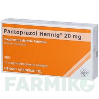 ПАНТОПРАЗОЛ (PANTOPRAZOL) 20 мг таблетки 15 шт - Пантопразол HENNIG