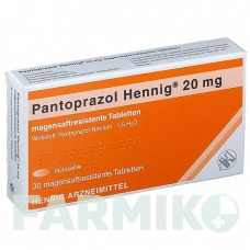 ПАНТОПРАЗОЛ (PANTOPRAZOL) 20 мг таблетки 30 шт - Пантопразол HENNIG