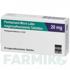 ПАНТОПРАЗОЛ (PANTOPRAZOL) 20 мг таблетки 30 шт - Пантопразол MICRO LABS