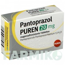 ПАНТОПРАЗОЛ (PANTOPRAZOL) 20 мг таблетки 14 шт - Пантопразол PUREN PHARMA