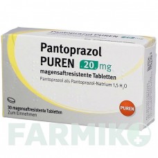 ПАНТОПРАЗОЛ (PANTOPRAZOL) 20 мг таблетки 30 шт - Пантопразол PUREN PHARMA