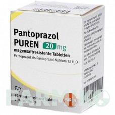 ПАНТОПРАЗОЛ (PANTOPRAZOL) 20 мг таблетки 60 шт - Пантопразол PUREN PHARMA