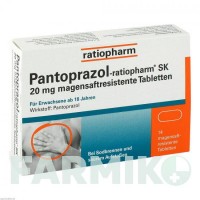 ПАНТОПРАЗОЛ (PANTOPRAZOL) 20 мг таблетки 14 шт - Пантопразол RATIOPHARM