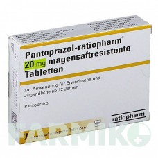 ПАНТОПРАЗОЛ (PANTOPRAZOL) 20 мг таблетки 7 шт - Пантопразол RATIOPHARM