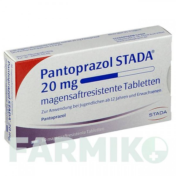 ПАНТОПРАЗОЛ (PANTOPRAZOL) 20 мг таблетки 15 шт - Пантопразол STADAPHARM