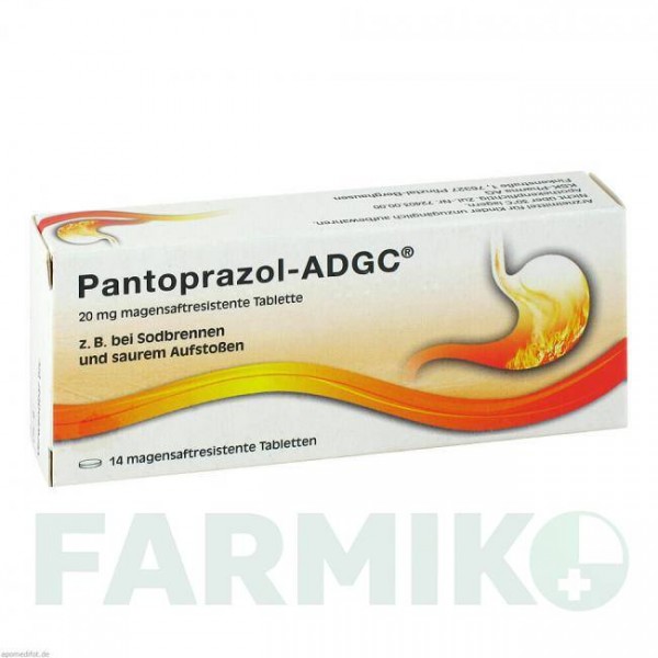 ПАНТОПРАЗОЛ (PANTOPRAZOL) 20 мг таблетки 14 шт - Пантопразол ZENTIVA
