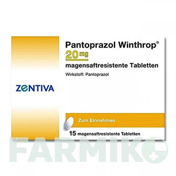 ПАНТОПРАЗОЛ (PANTOPRAZOL) 20 мг таблетки 15 шт - Пантопразол ZENTIVA