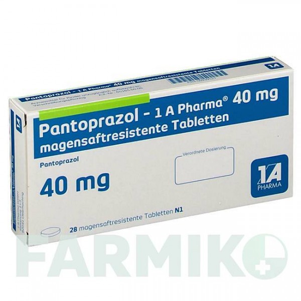 ПАНТОПРАЗОЛ (PANTOPRAZOL) 40 мг таблетки 28 шт - Пантопразол 1 A PHARMA
