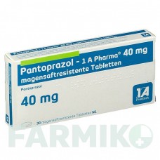 ПАНТОПРАЗОЛ (PANTOPRAZOL) 40 мг таблетки 30 шт - Пантопразол 1 A PHARMA