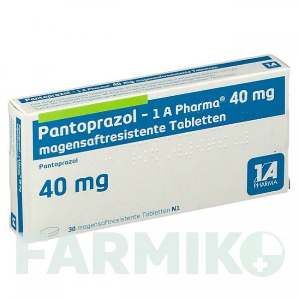 ПАНТОПРАЗОЛ (PANTOPRAZOL) 40 мг таблетки 30 шт - Пантопразол 1 A PHARMA
