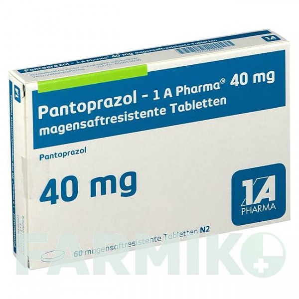 ПАНТОПРАЗОЛ (PANTOPRAZOL) 40 мг таблетки 60 шт - Пантопразол 1 A PHARMA