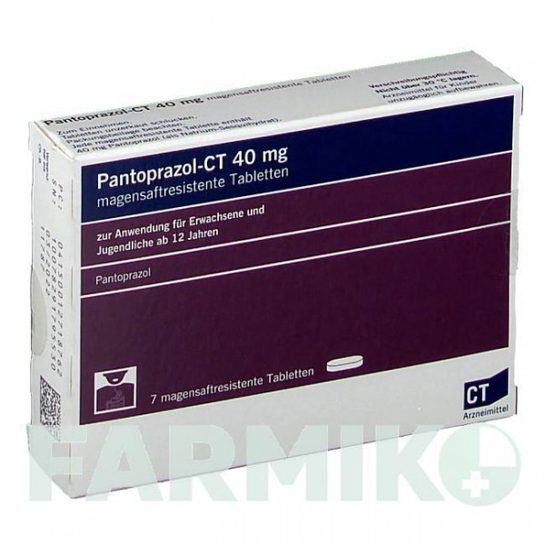 ПАНТОПРАЗОЛ (PANTOPRAZOL) 40 мг таблетки 7 шт - Пантопразол ABZ PHARMA