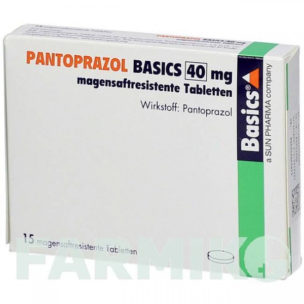 ПАНТОПРАЗОЛ (PANTOPRAZOL) 40 мг таблетки 15 шт - Пантопразол BASICS