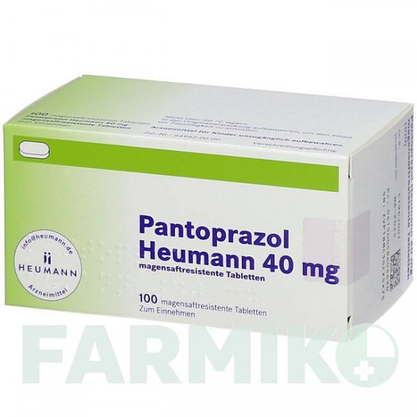 ПАНТОПРАЗОЛ (PANTOPRAZOL) 40 мг таблетки 100 шт - Пантопразол HEUMANN PHARMA