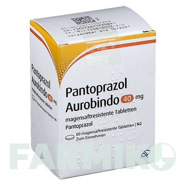 ПАНТОПРАЗОЛ (PANTOPRAZOL) 40 мг таблетки 60 шт - Пантопразол PUREN PHARMA