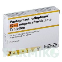 ПАНТОПРАЗОЛ (PANTOPRAZOL) 40 мг таблетки 7 шт - Пантопразол RATIOPHARM