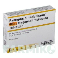 ПАНТОПРАЗОЛ (PANTOPRAZOL) 40 мг таблетки 14 шт - Пантопразол RATIOPHARM