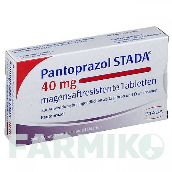 ПАНТОПРАЗОЛ (PANTOPRAZOL) 40 мг таблетки 15 шт - Пантопразол STADAPHARM