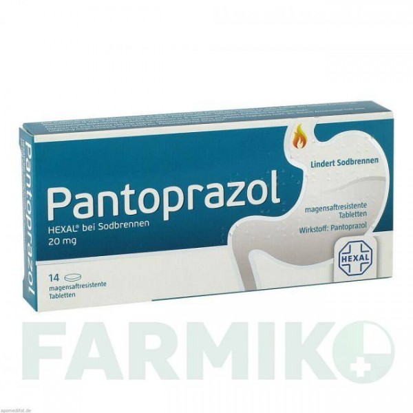 ПАНТОПРАЗОЛ (PANTOPRAZOL) таблетки 14 шт - Пантопразол HEXAL