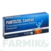 ПАНТОЗОЛ (PANTOZOL) 20 мг таблетки 7 шт - Пантопразол DR.KADE