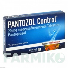ПАНТОЗОЛ (PANTOZOL) 20 мг таблетки 14 шт - Пантопразол DR.KADE
