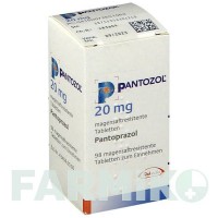ПАНТОЗОЛ (PANTOZOL) 20 мг таблетки 98 шт - Пантопразол TAKEDA