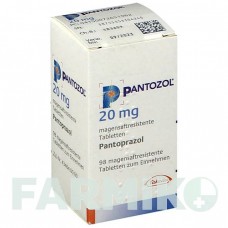 ПАНТОЗОЛ (PANTOZOL) 20 мг таблетки 98 шт - Пантопразол TAKEDA